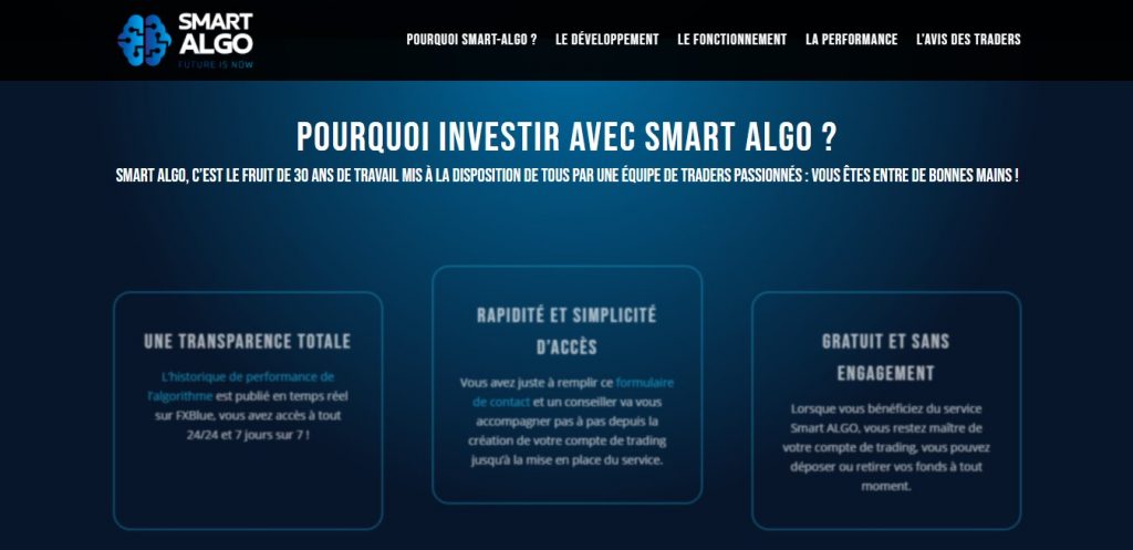 Les raisons qui pousseraient à investir sur Smart-algo.fr