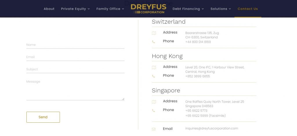 Dreyfus-corporation.com : les autres adresses de la société Dreyfus Corporation