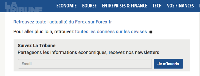 La Tribune forex.fr