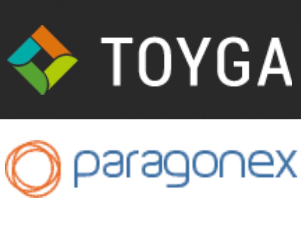 Logos de Toyga et de ParagonEx
