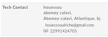 Housseou, résidant à Abomey Calavi, 