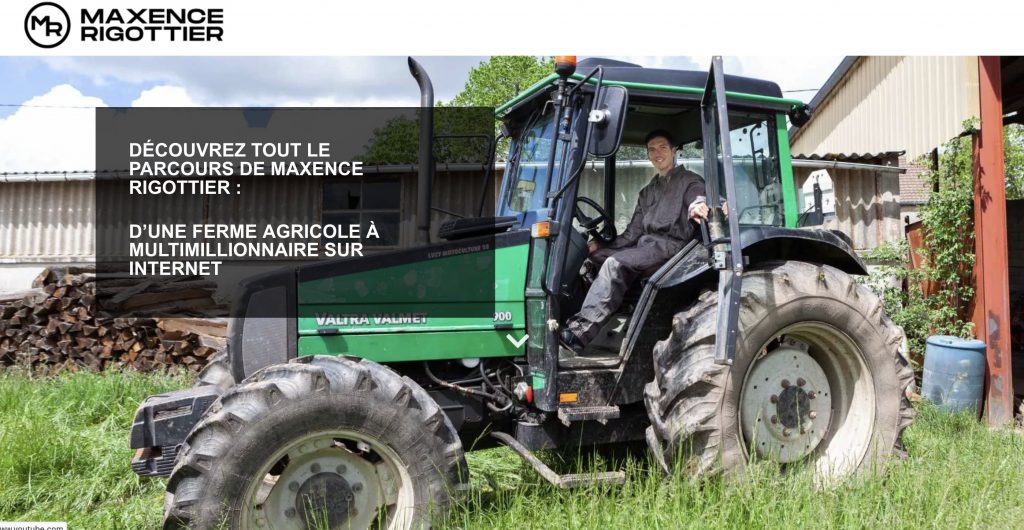 Maxence Rigottier tracteur