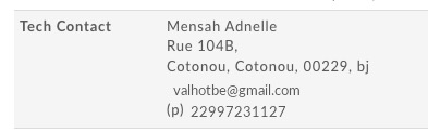 Cette arnaque implique un ou une certaine Mensah Adnelle, résidant à Cotonou.