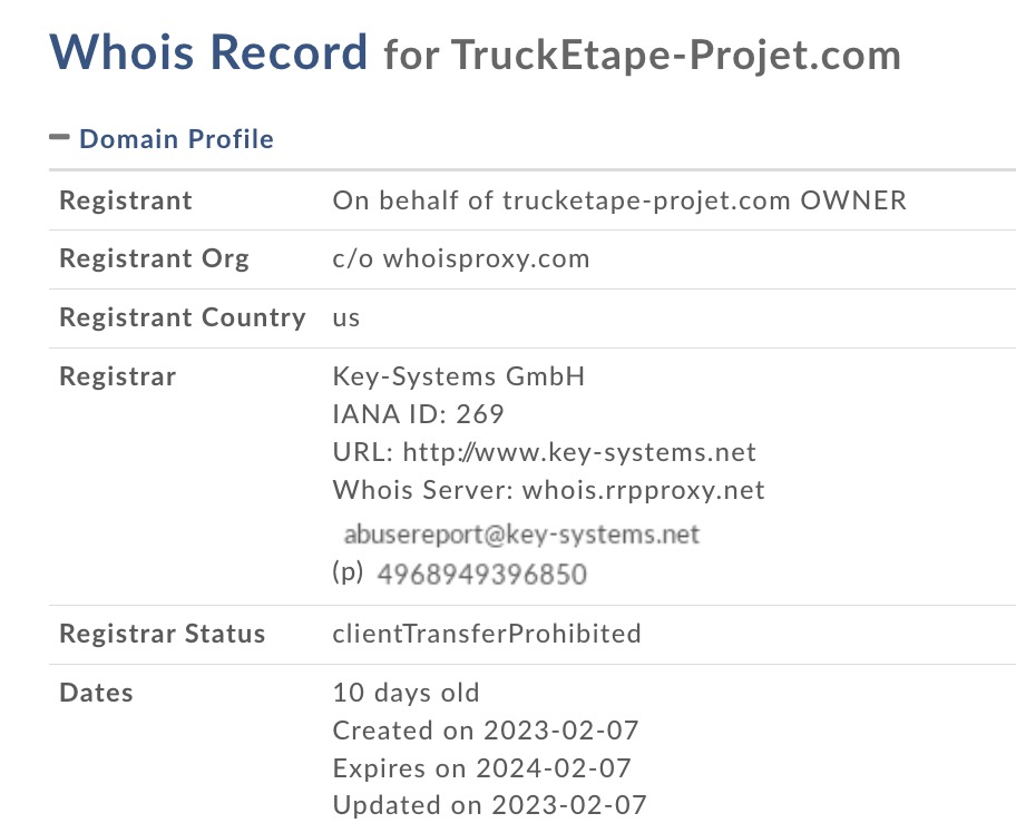 trucketape-projet.com