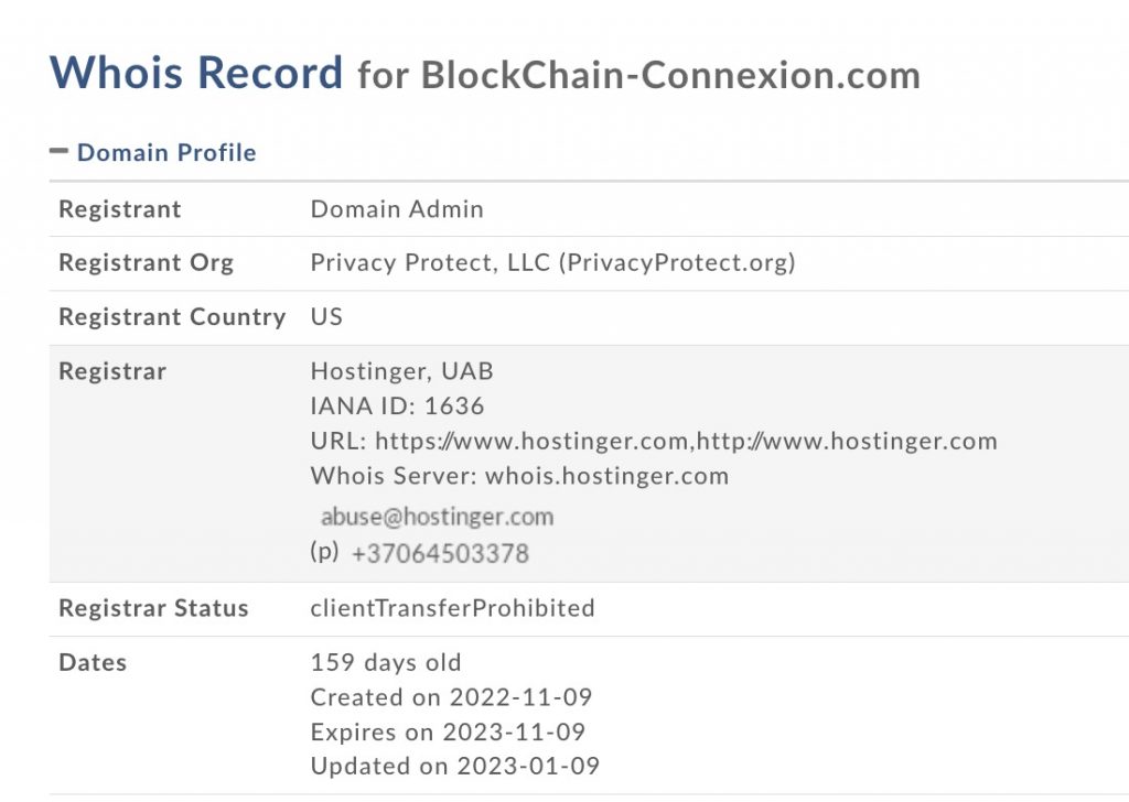 blockchain-connexion
