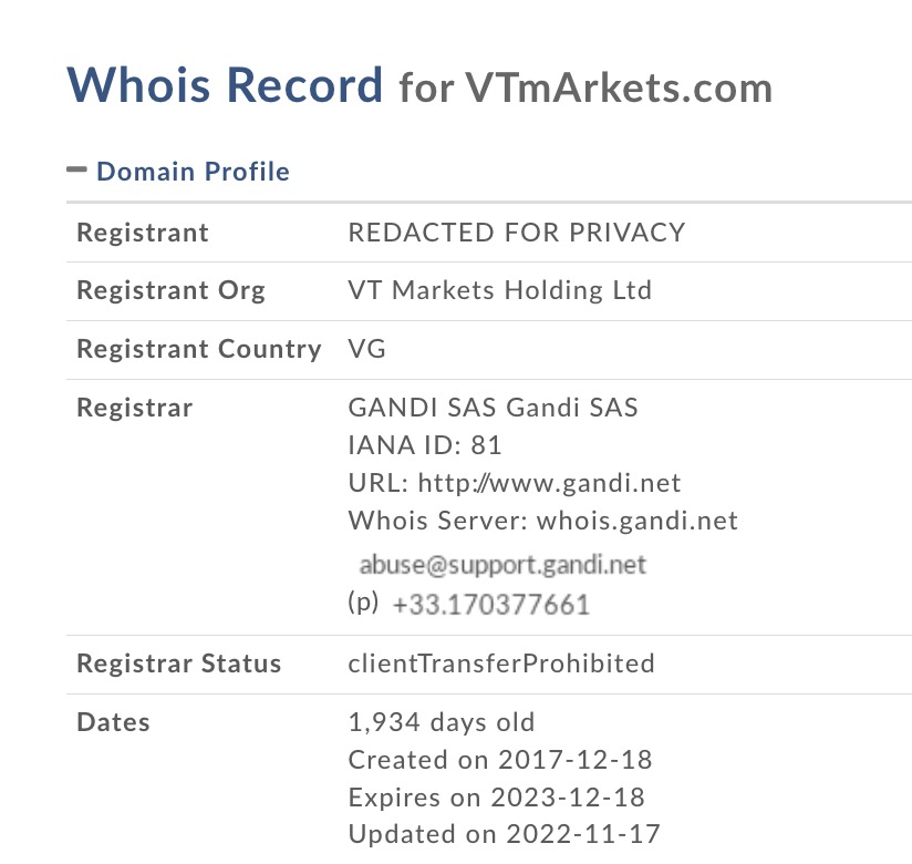 vtmarkets.com