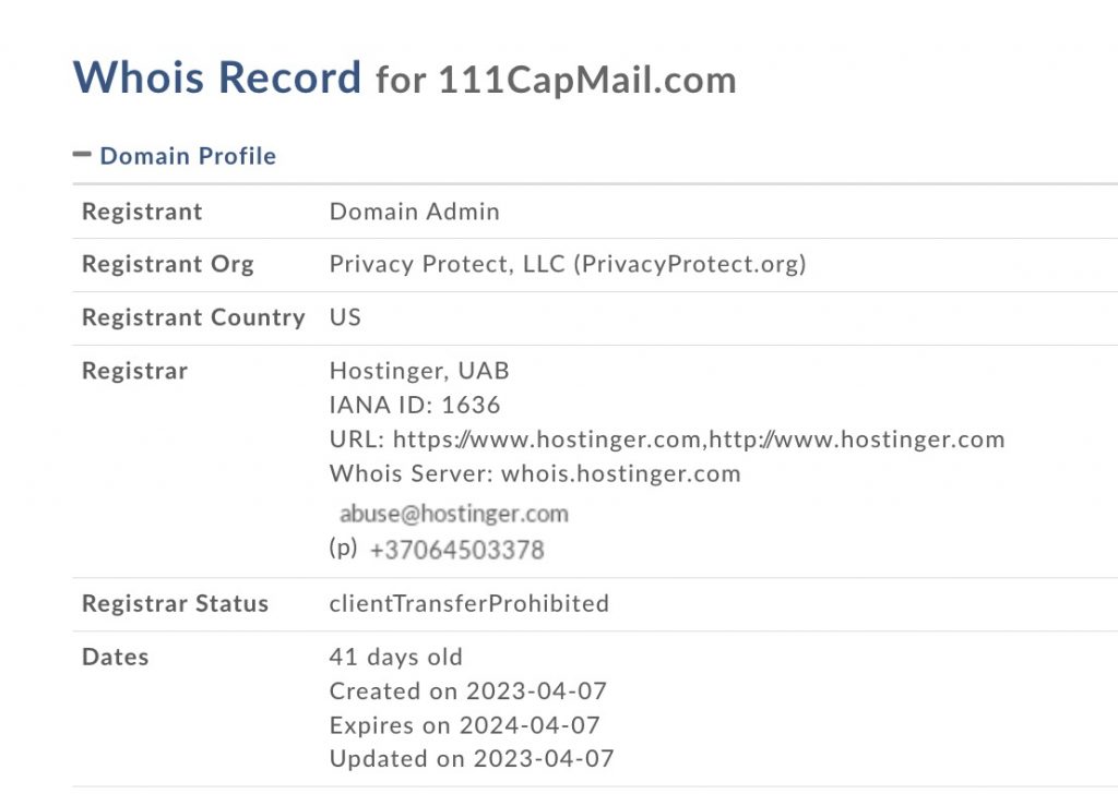 111capmail.com