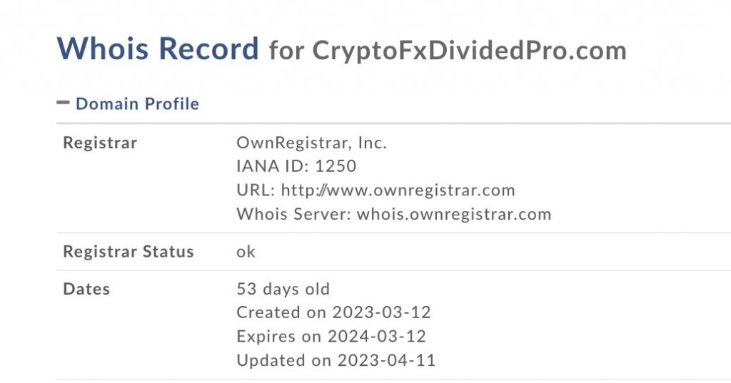 cryptofxdividedpro