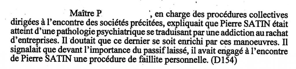 Pathologie Pierre Satin