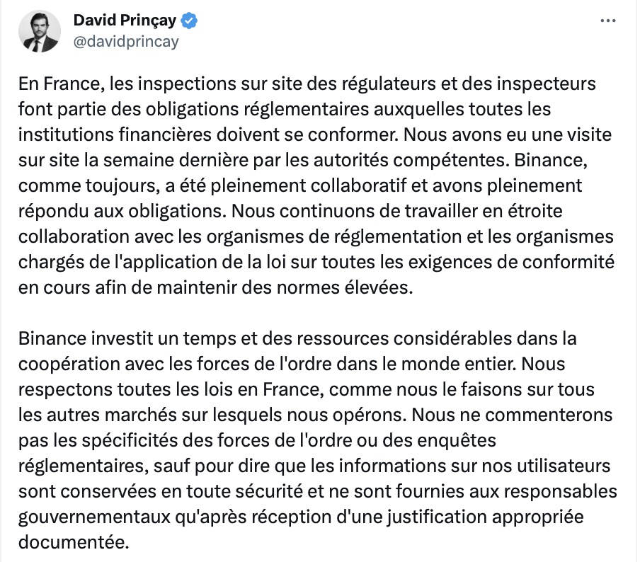 David Princay Binance