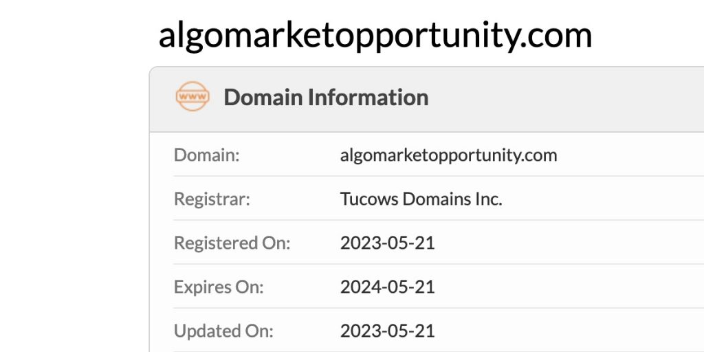 algomarketopportunity.com