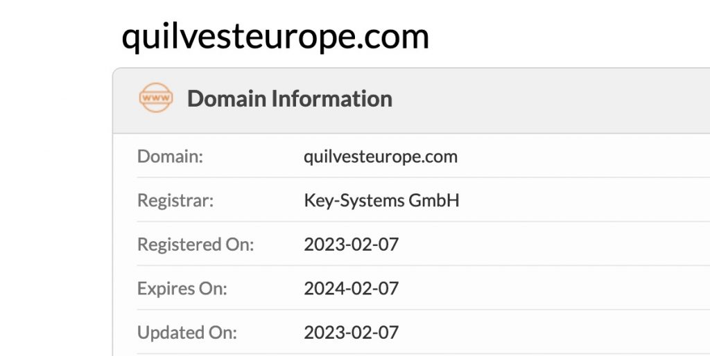 quilvesteurope.com
