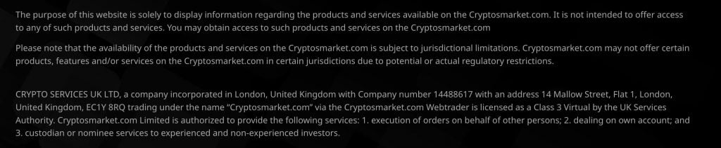 cryptosmarket.com egal