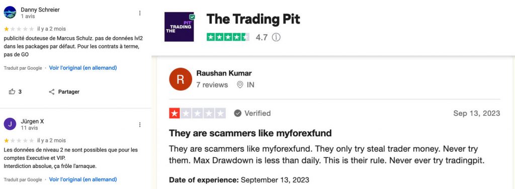 trading pit avis