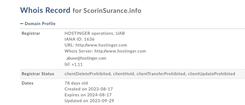 scorinsurance.info