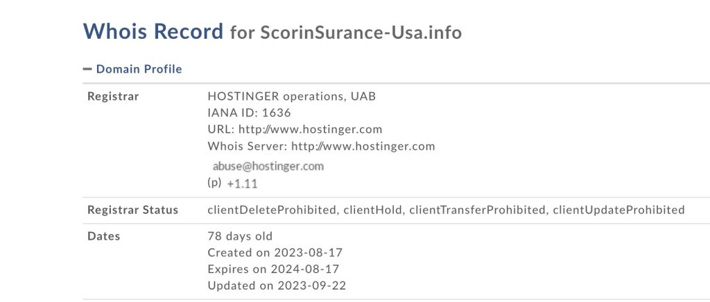 scorinsurance usa