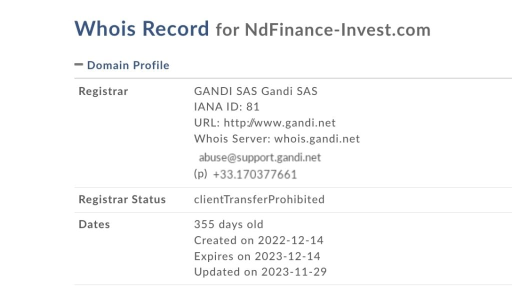 ndfinance-invest.com