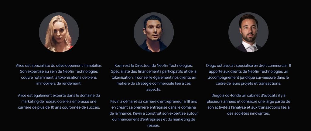 neofin-technologies.com Demonté Dugerdil