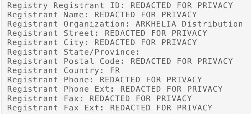 arcovaofficiel whois
