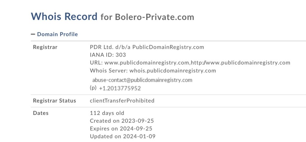 bolero-private.com