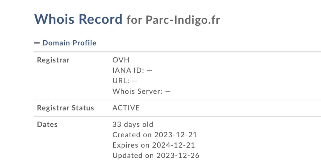 parc indigo.fr whois