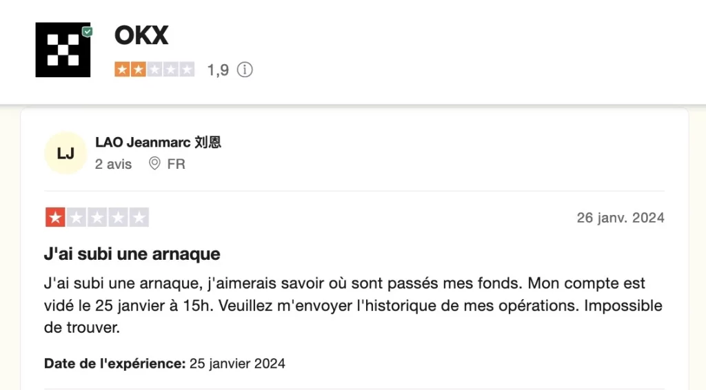 OKX Avis