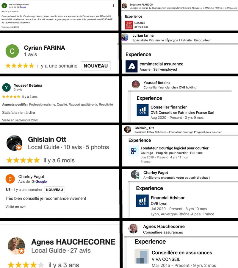 Faux avis Optimum Vie 1
