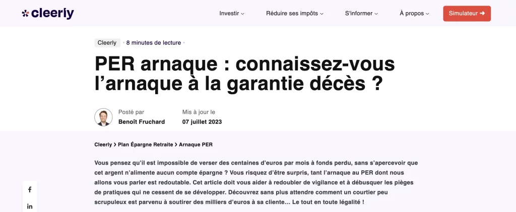 per arnaque