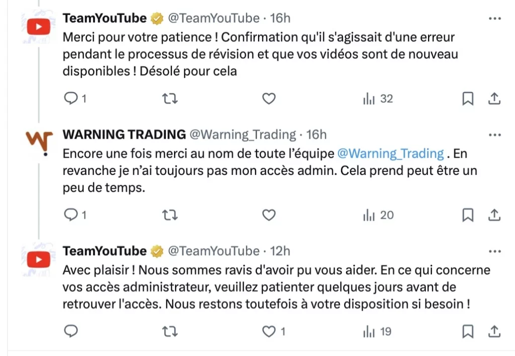 Youtube twitter