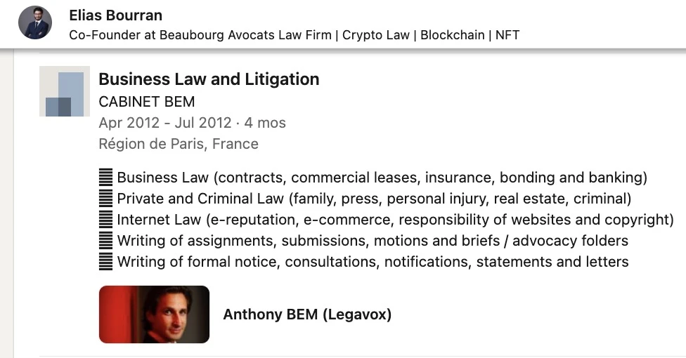 Elias Bourran Anthony Bem