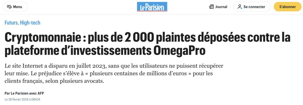 Le Parisien Omegapro