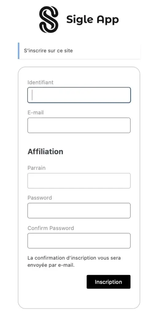 Sigle Affiliation