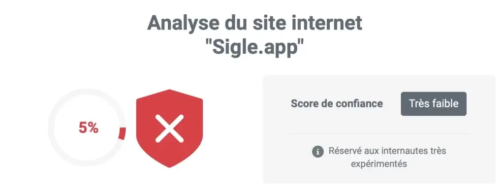 Sigle.app confiance