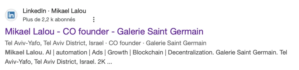 Lalou saint germain